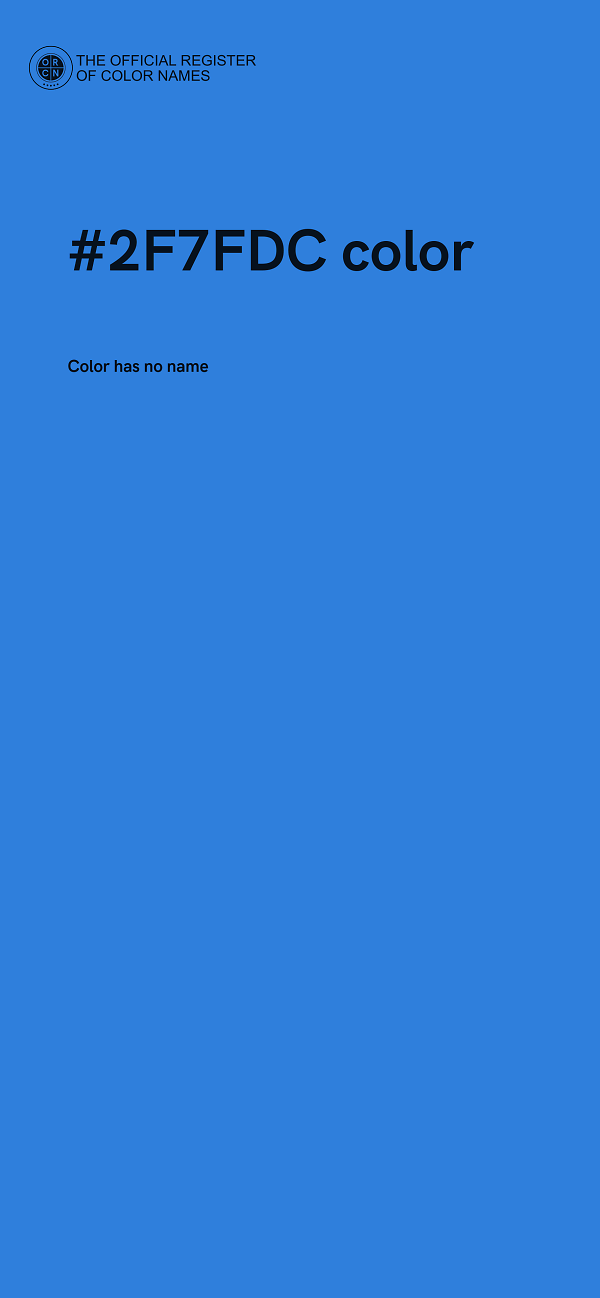 #2F7FDC color image