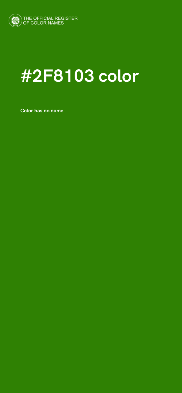 #2F8103 color image