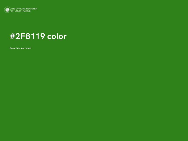 #2F8119 color image