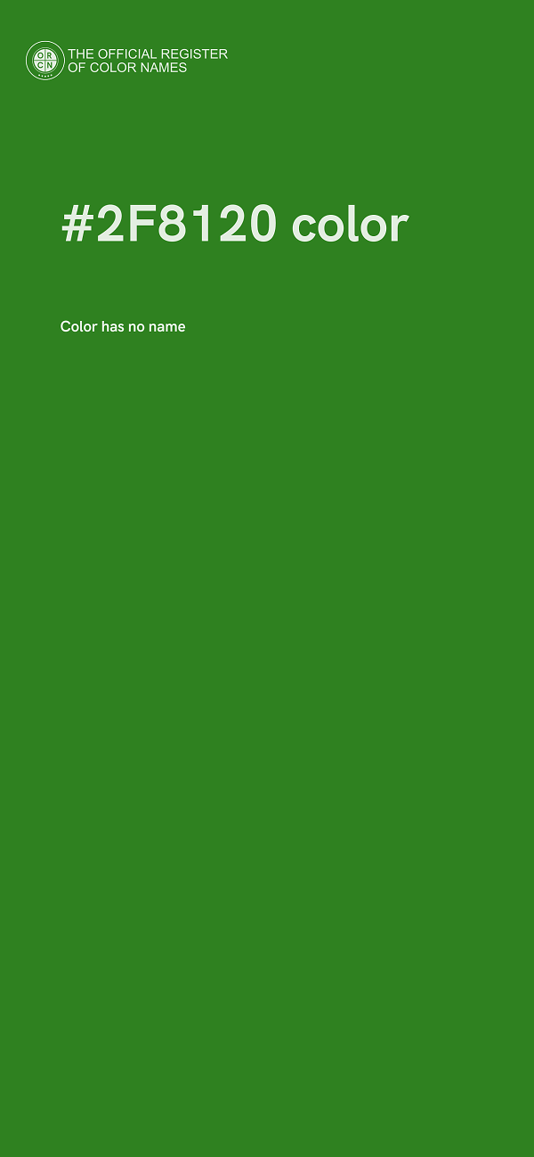 #2F8120 color image