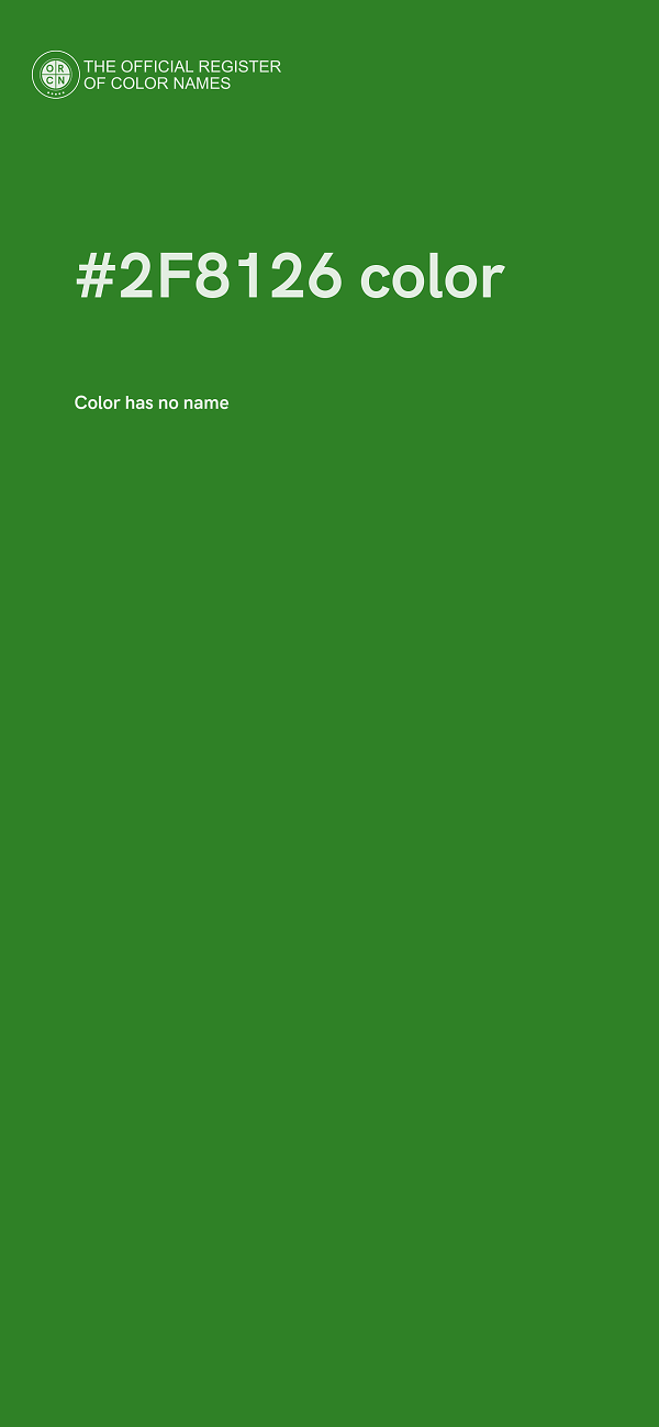 #2F8126 color image