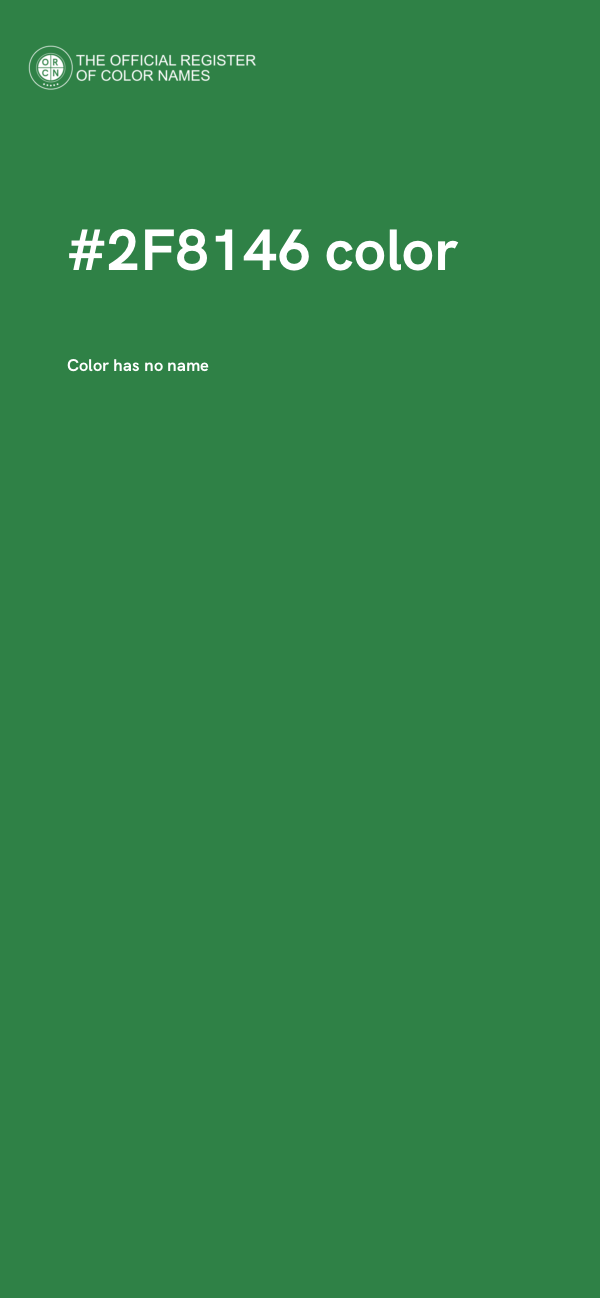 #2F8146 color image