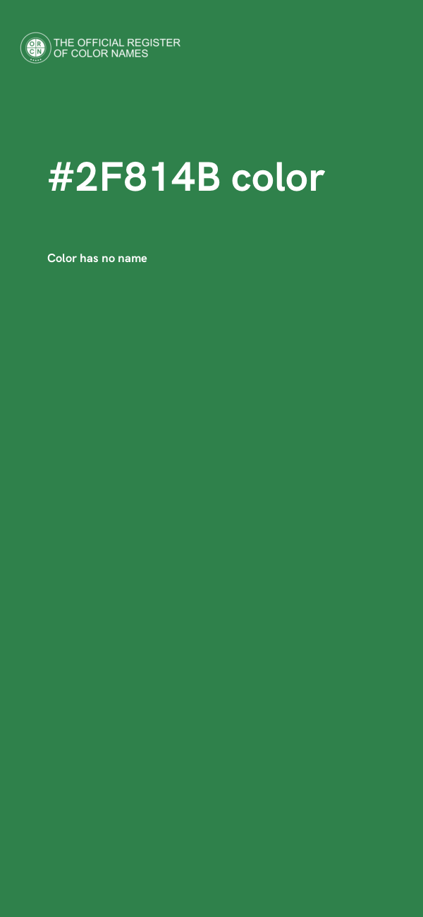 #2F814B color image