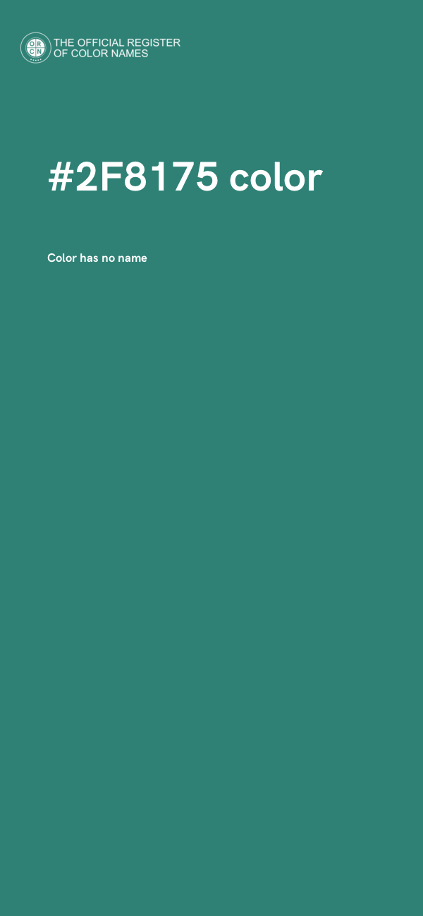 #2F8175 color image