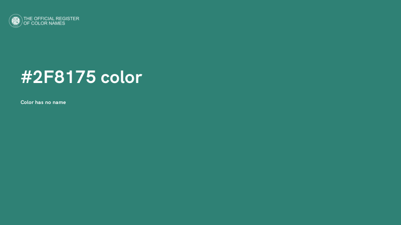 #2F8175 color image