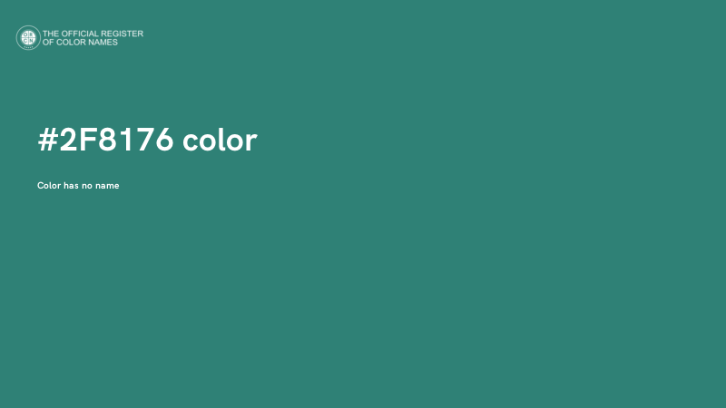 #2F8176 color image