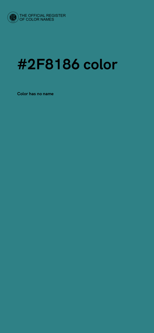 #2F8186 color image