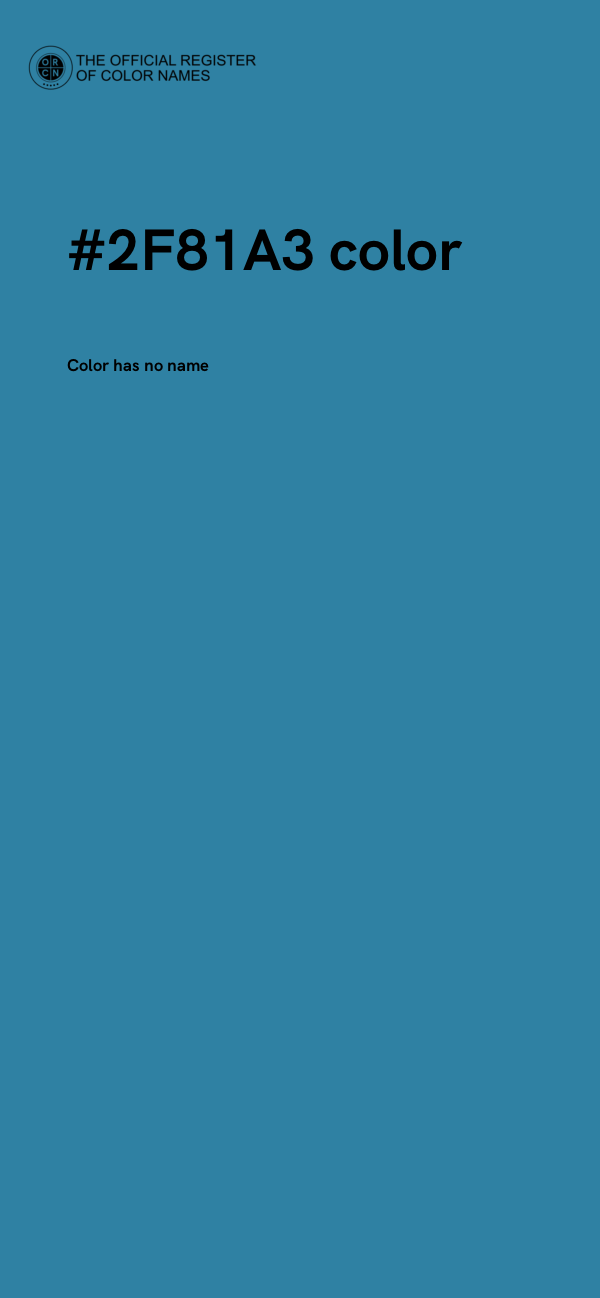 #2F81A3 color image
