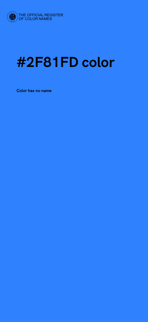 #2F81FD color image