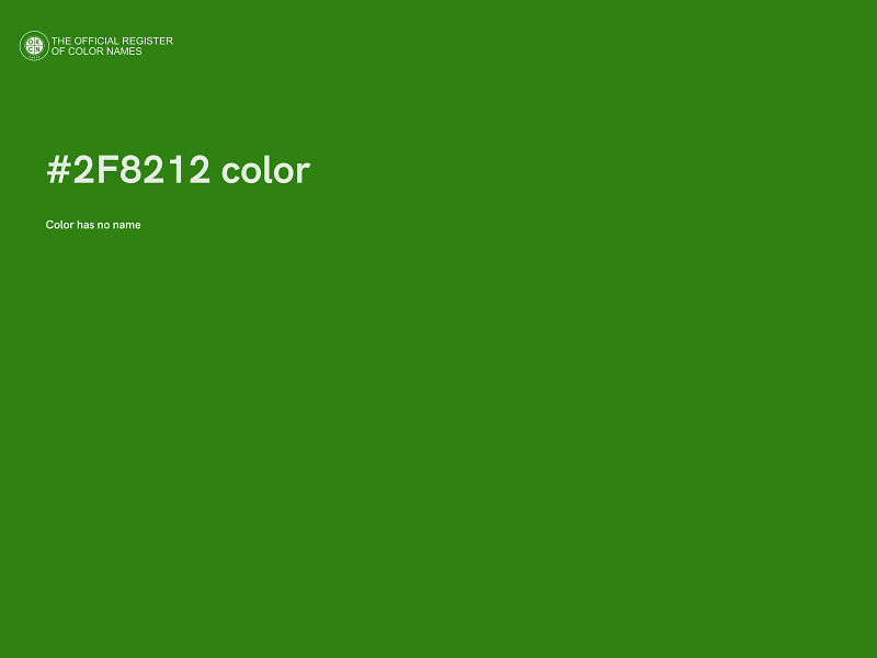 #2F8212 color image