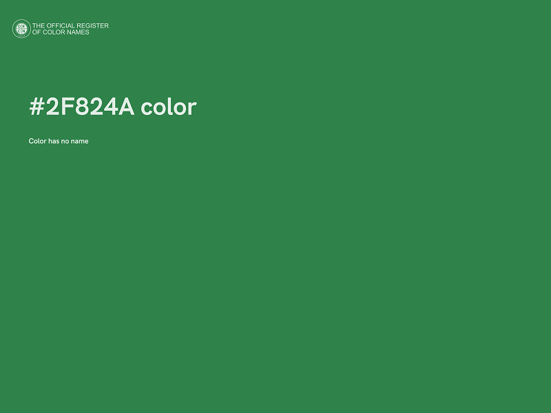 #2F824A color image