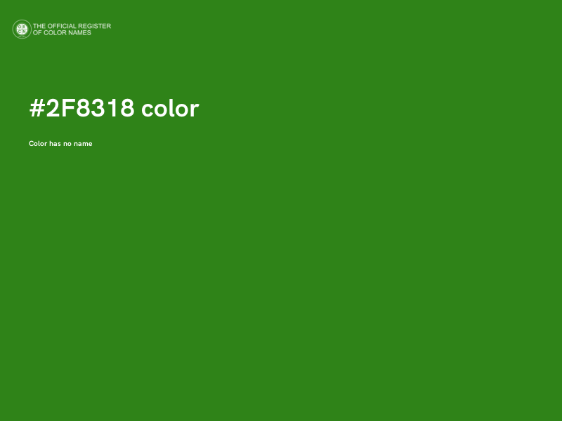#2F8318 color image