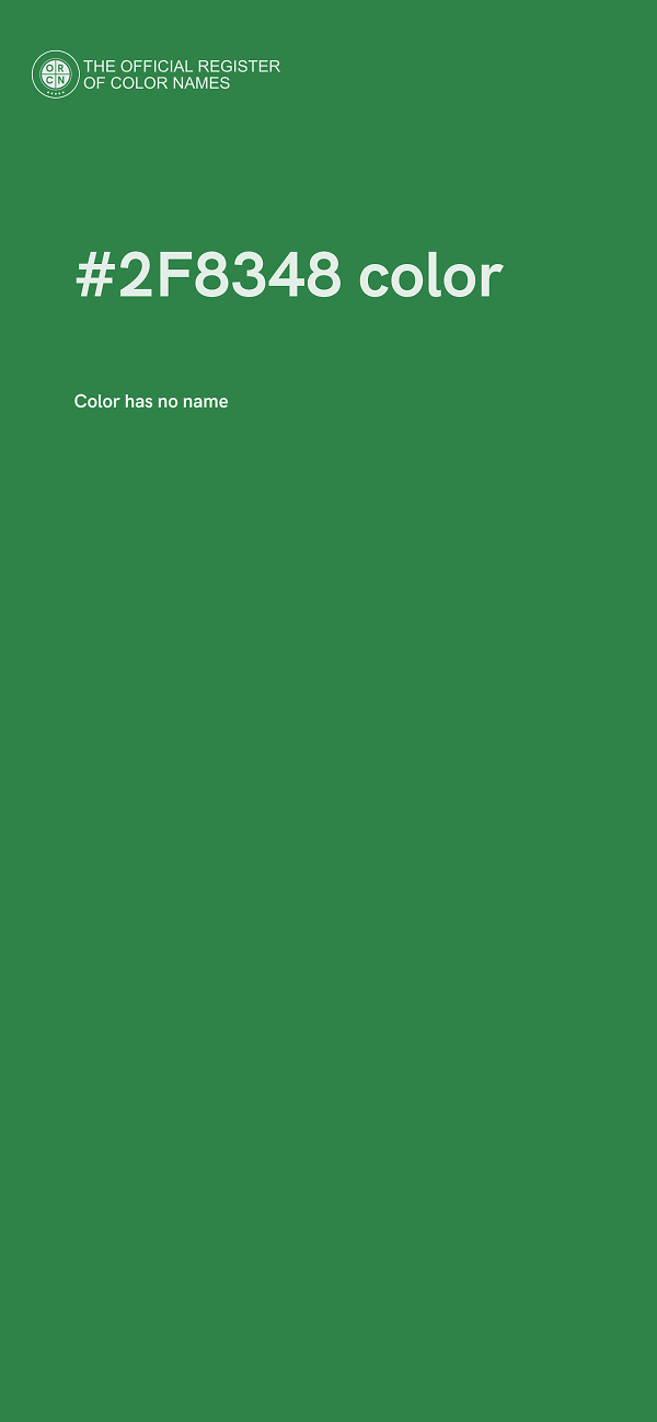 #2F8348 color image