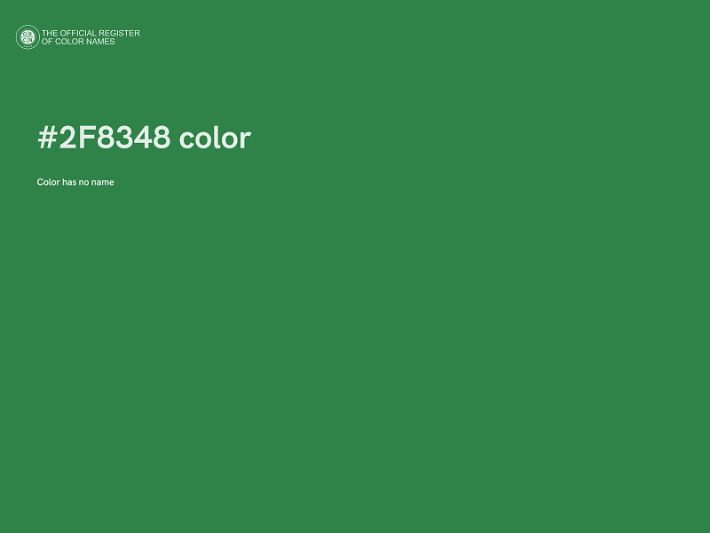 #2F8348 color image