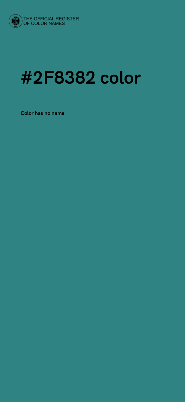 #2F8382 color image