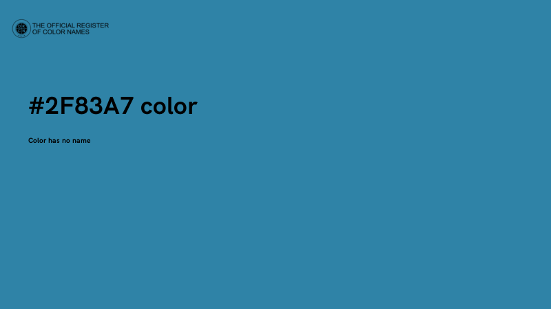 #2F83A7 color image
