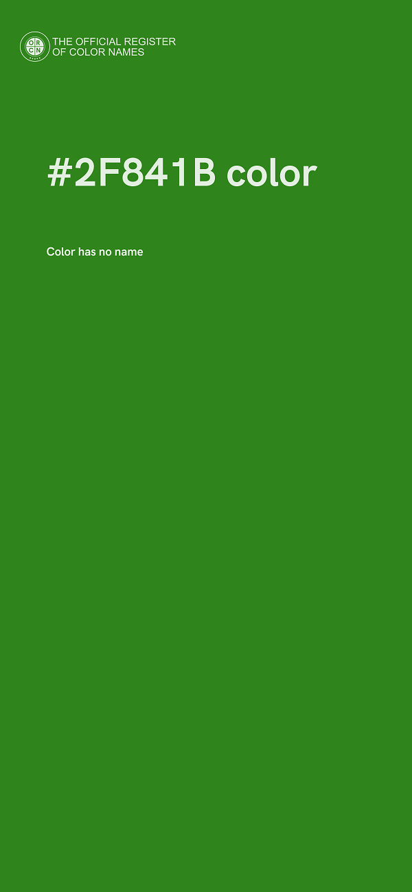 #2F841B color image