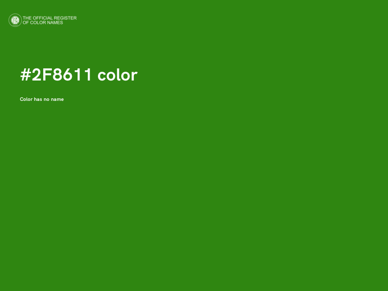 #2F8611 color image