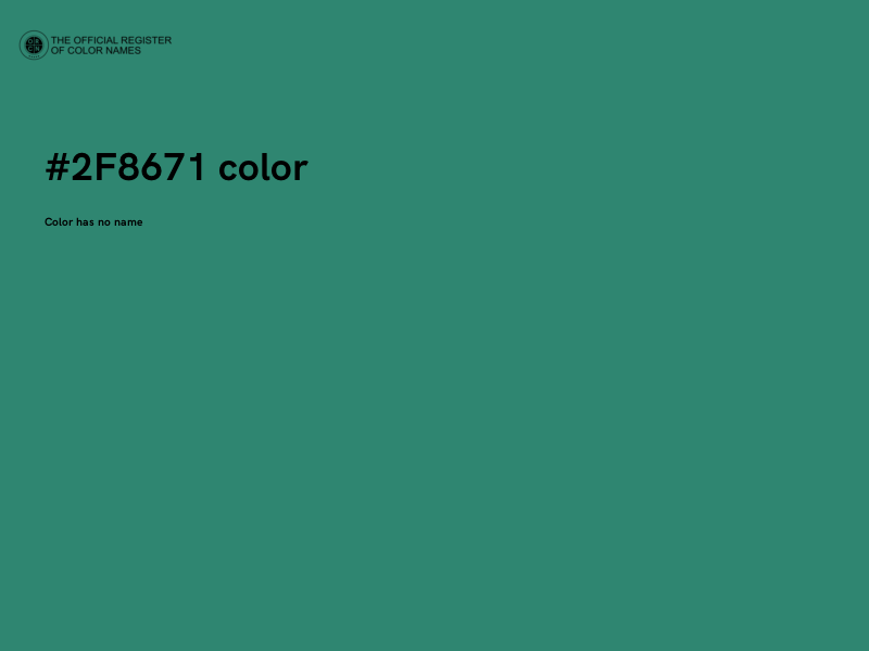 #2F8671 color image