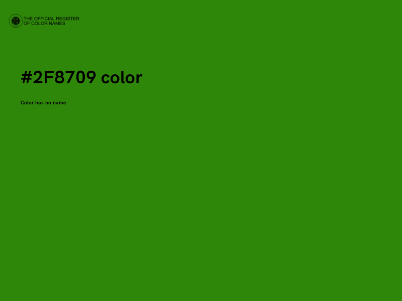 #2F8709 color image