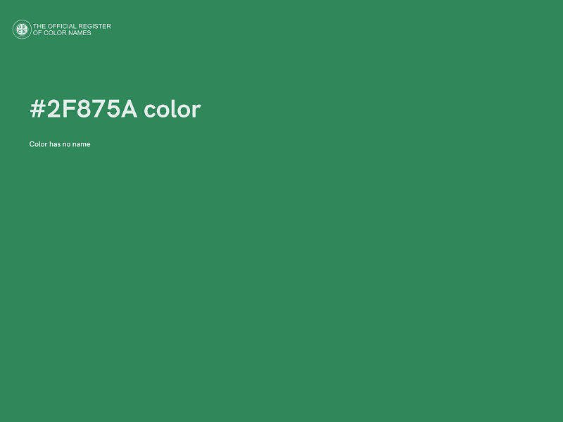 #2F875A color image