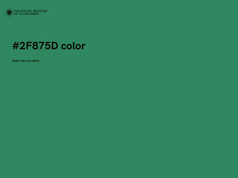 #2F875D color image