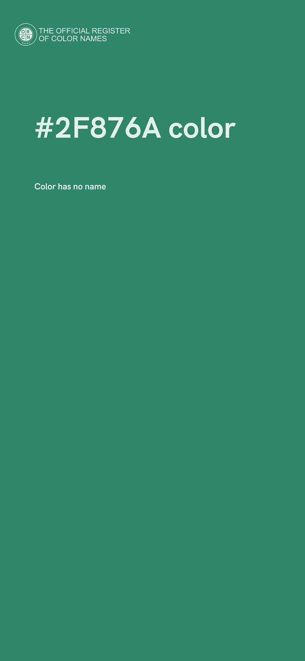 #2F876A color image