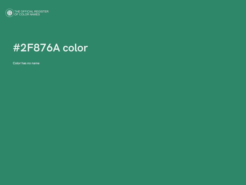 #2F876A color image