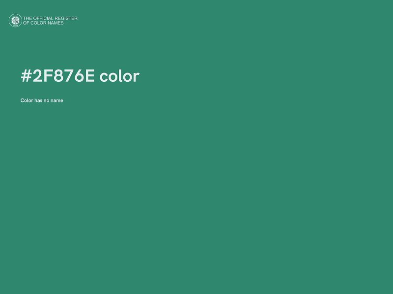 #2F876E color image