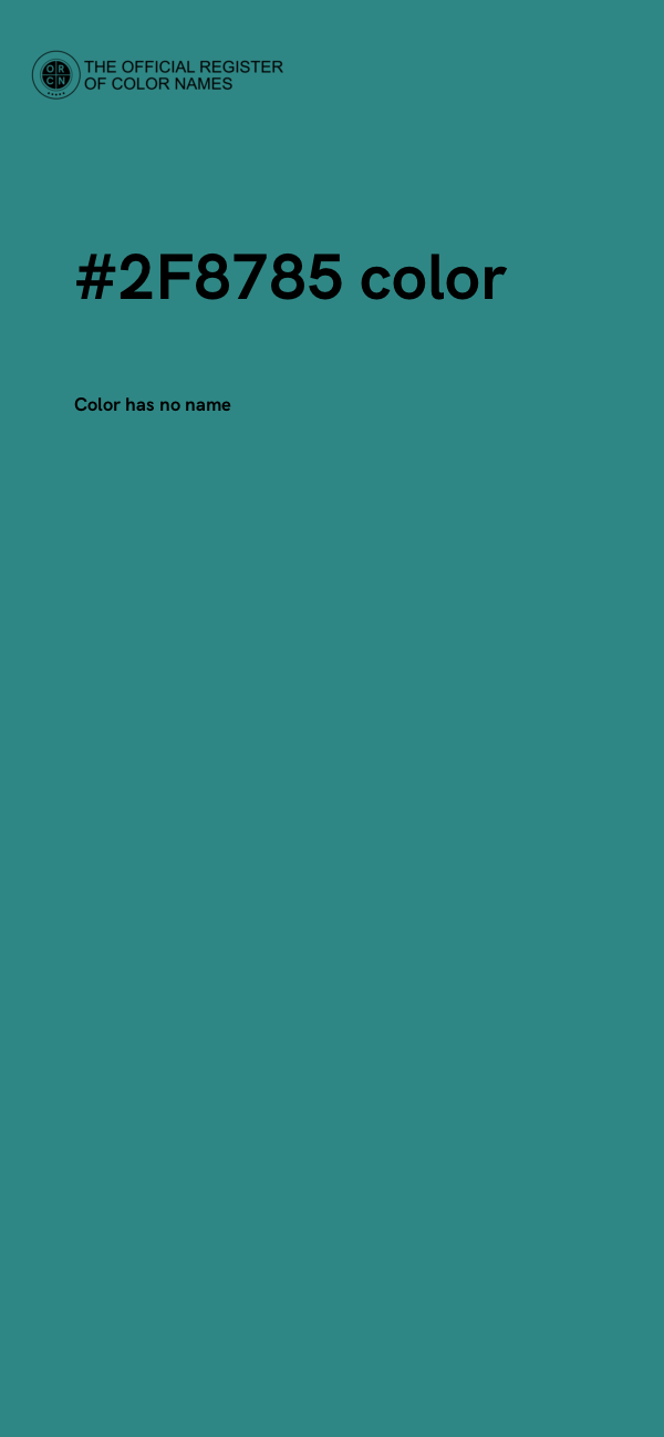 #2F8785 color image