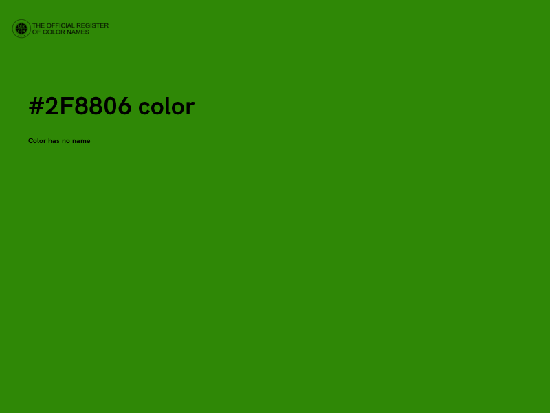 #2F8806 color image