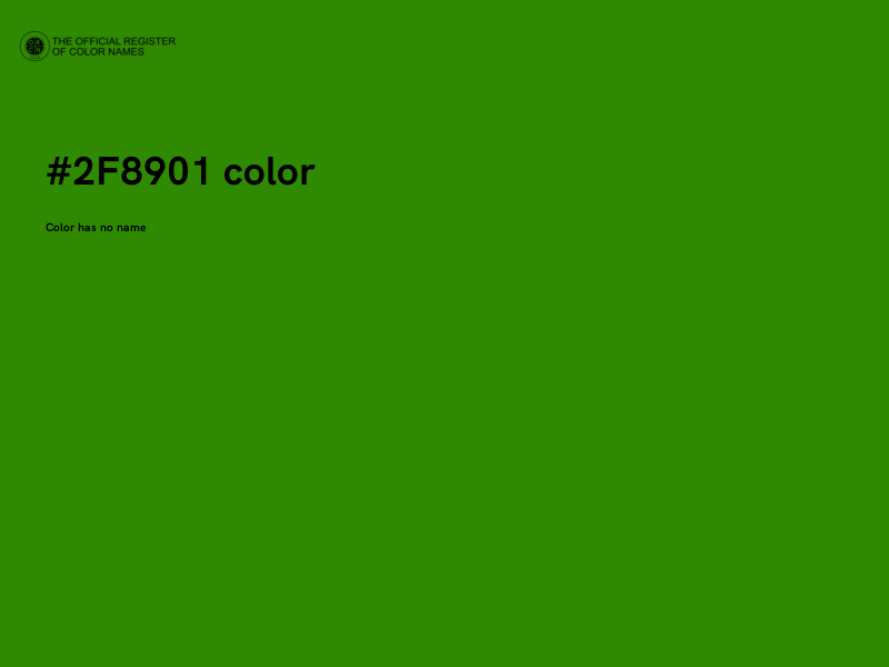 #2F8901 color image