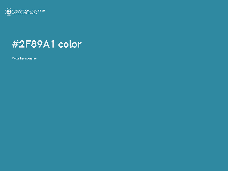 #2F89A1 color image