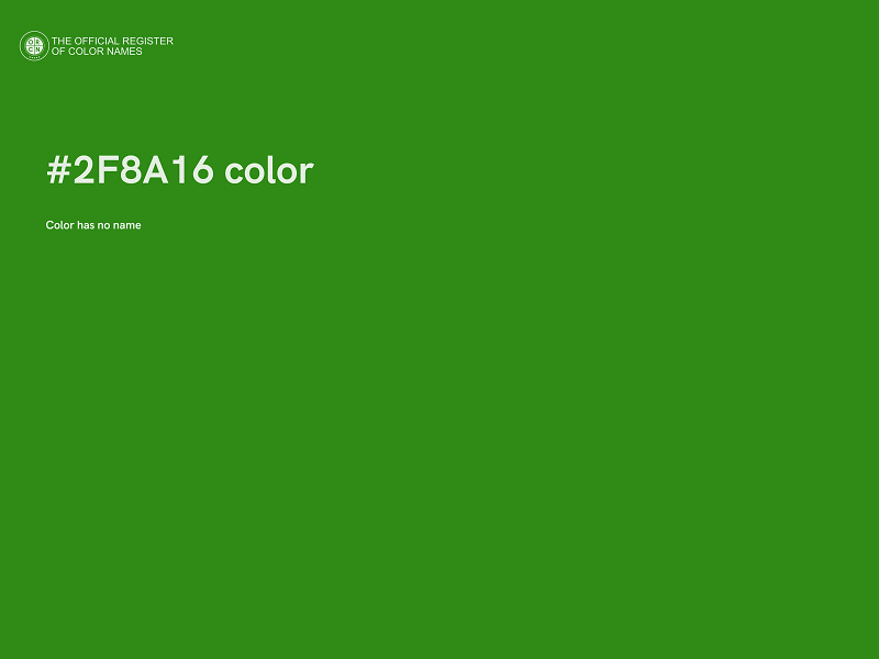 #2F8A16 color image