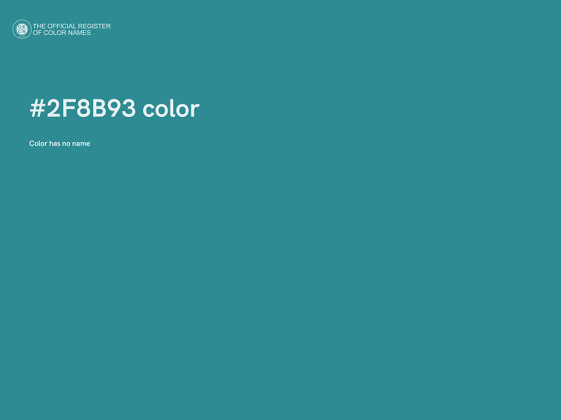 #2F8B93 color image