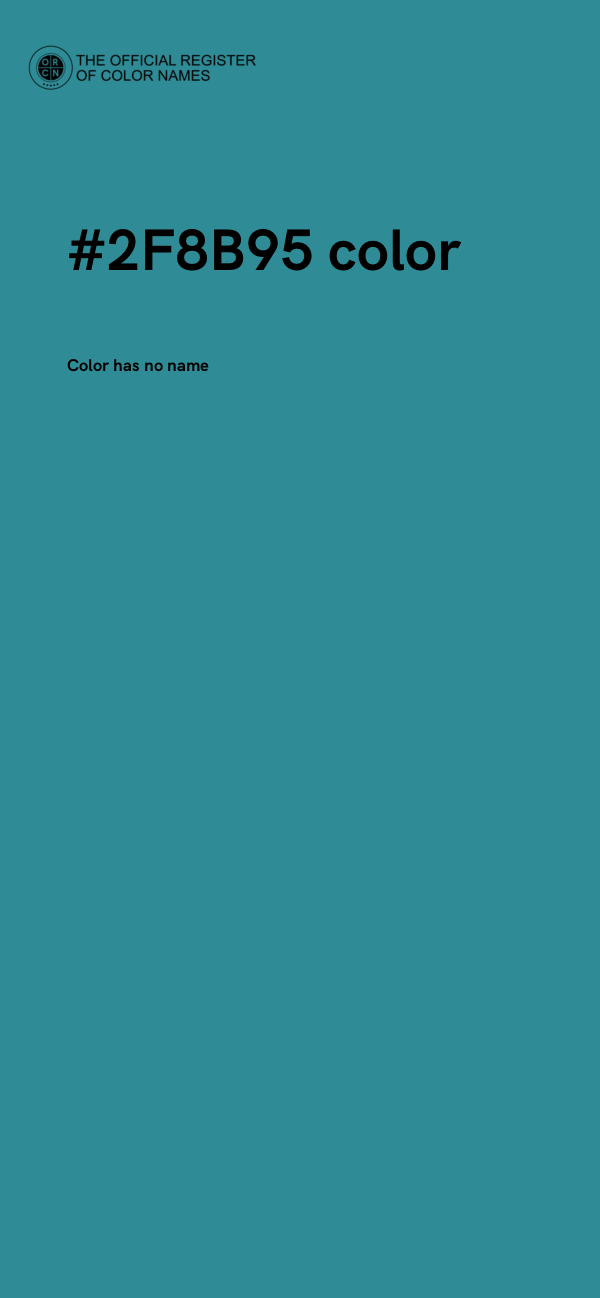 #2F8B95 color image