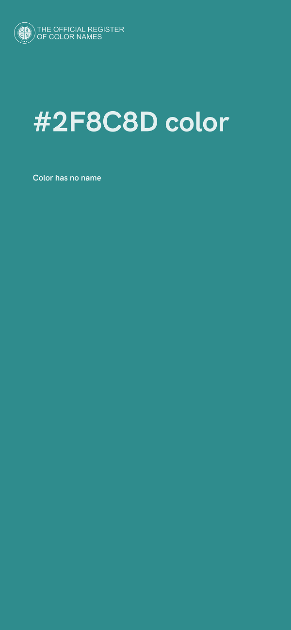 #2F8C8D color image