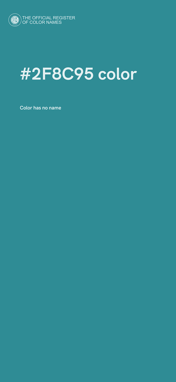 #2F8C95 color image