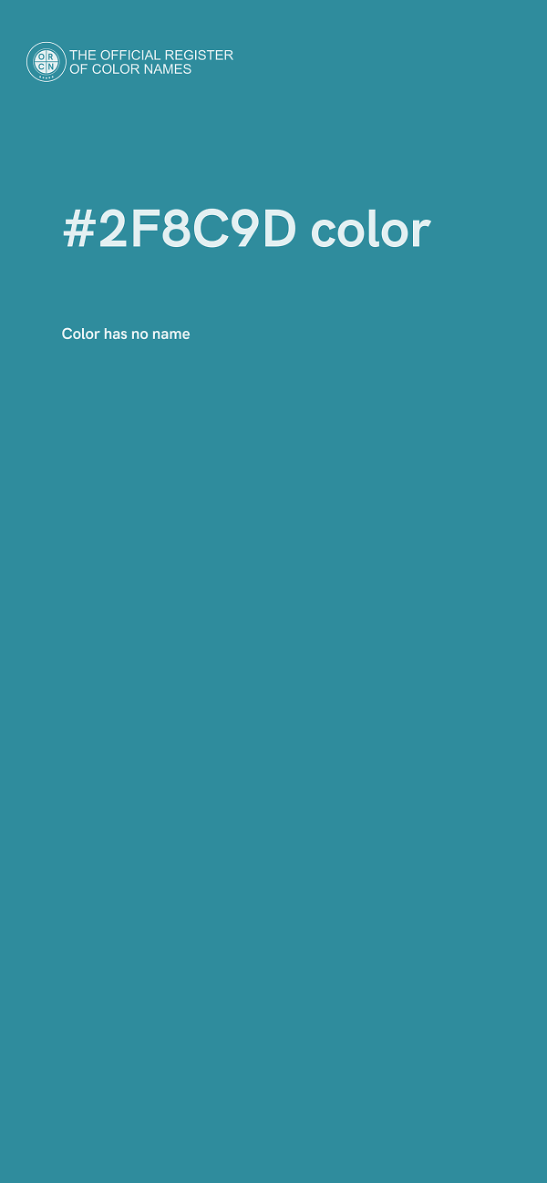 #2F8C9D color image