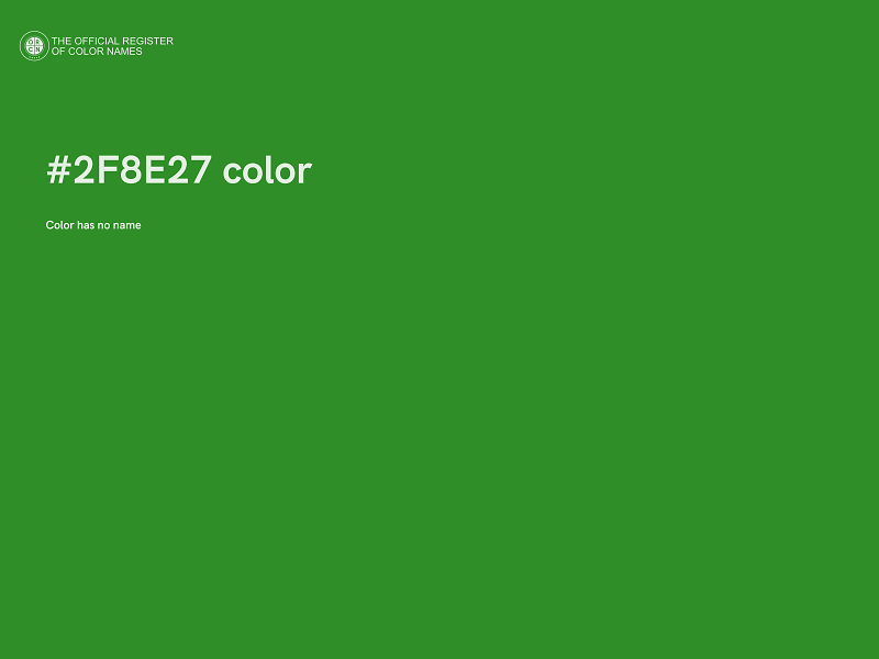 #2F8E27 color image