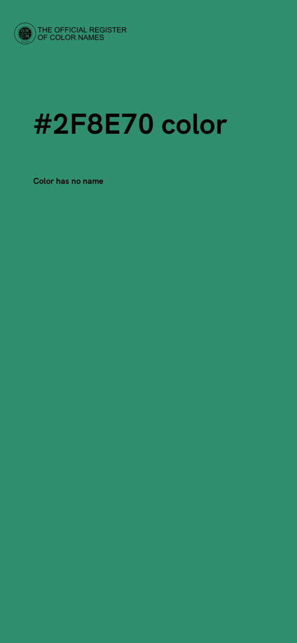 #2F8E70 color image