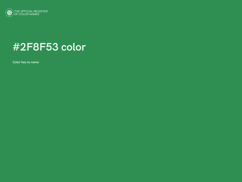 #2F8F53 color image