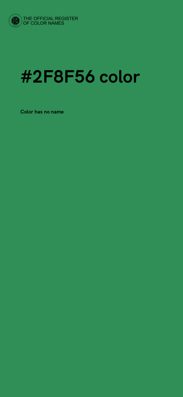#2F8F56 color image