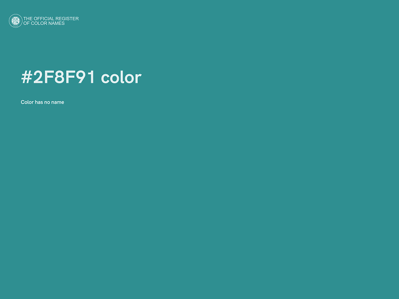 #2F8F91 color image