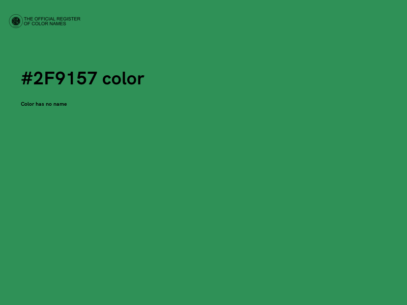#2F9157 color image