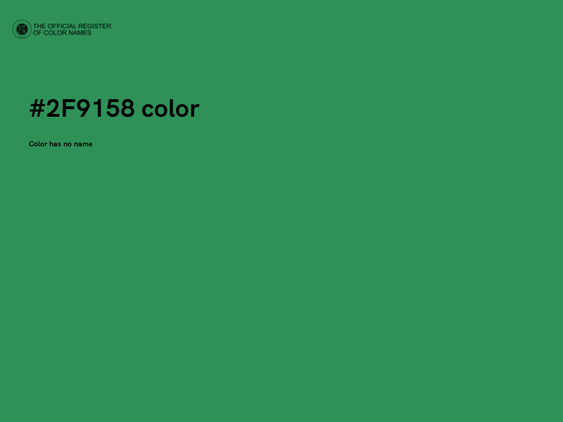 #2F9158 color image