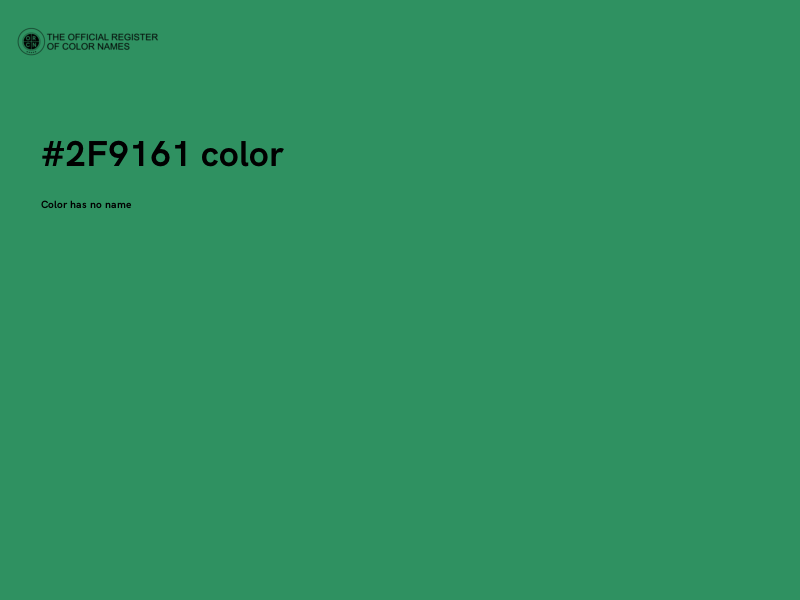 #2F9161 color image