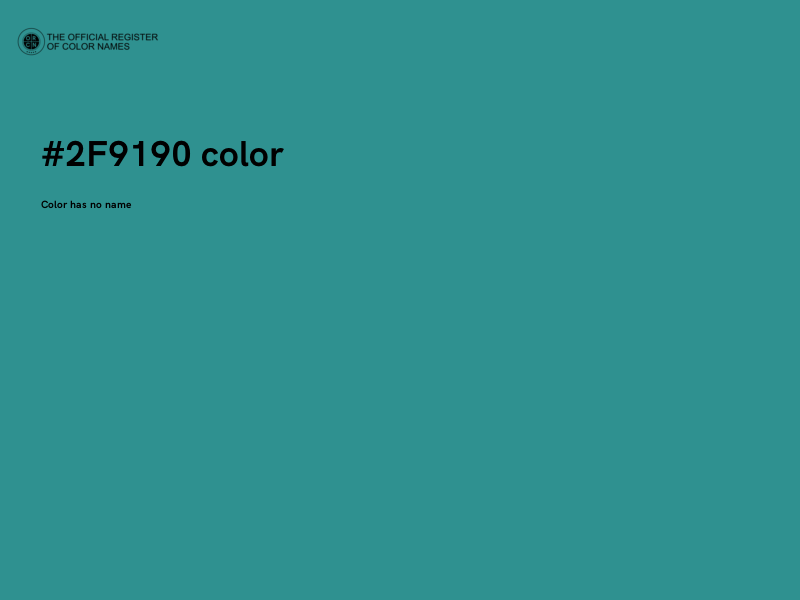 #2F9190 color image