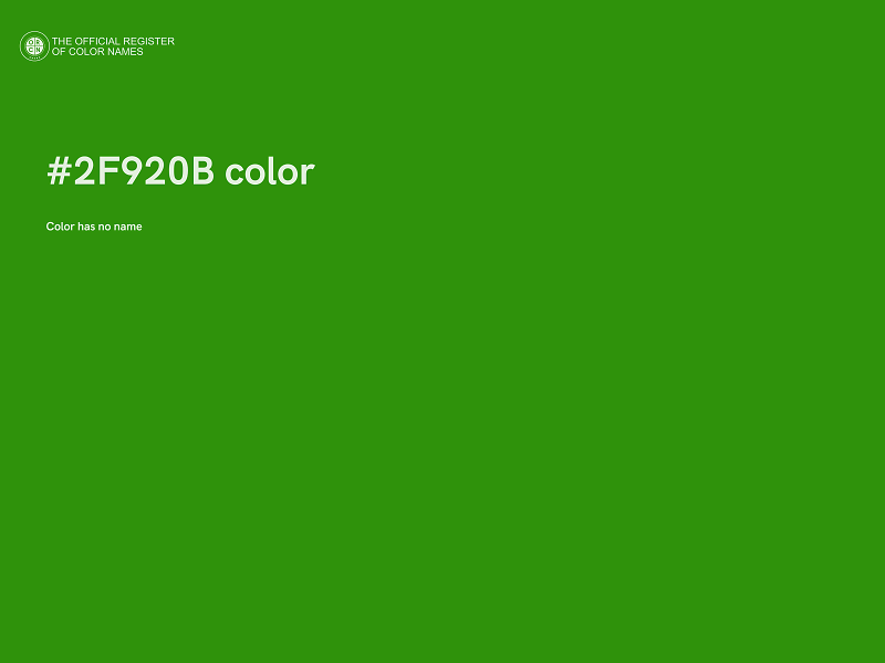 #2F920B color image