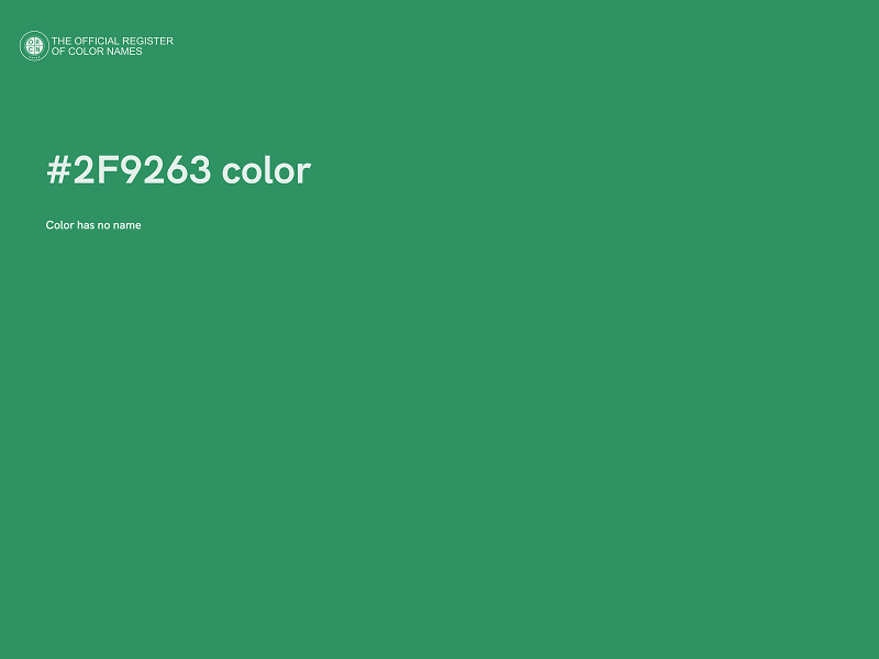 #2F9263 color image